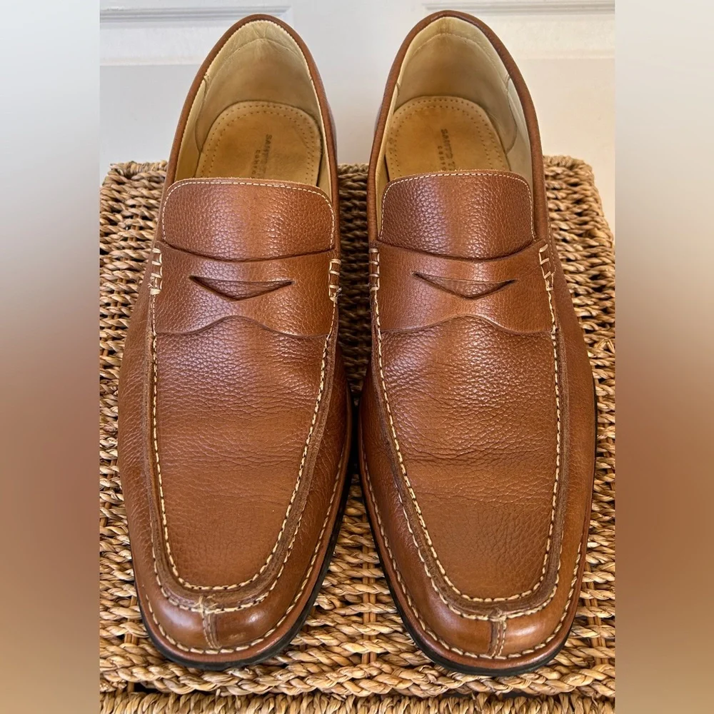 Santo Triana Men’s Leather Penny Loafers‎ Slip On Size 10M